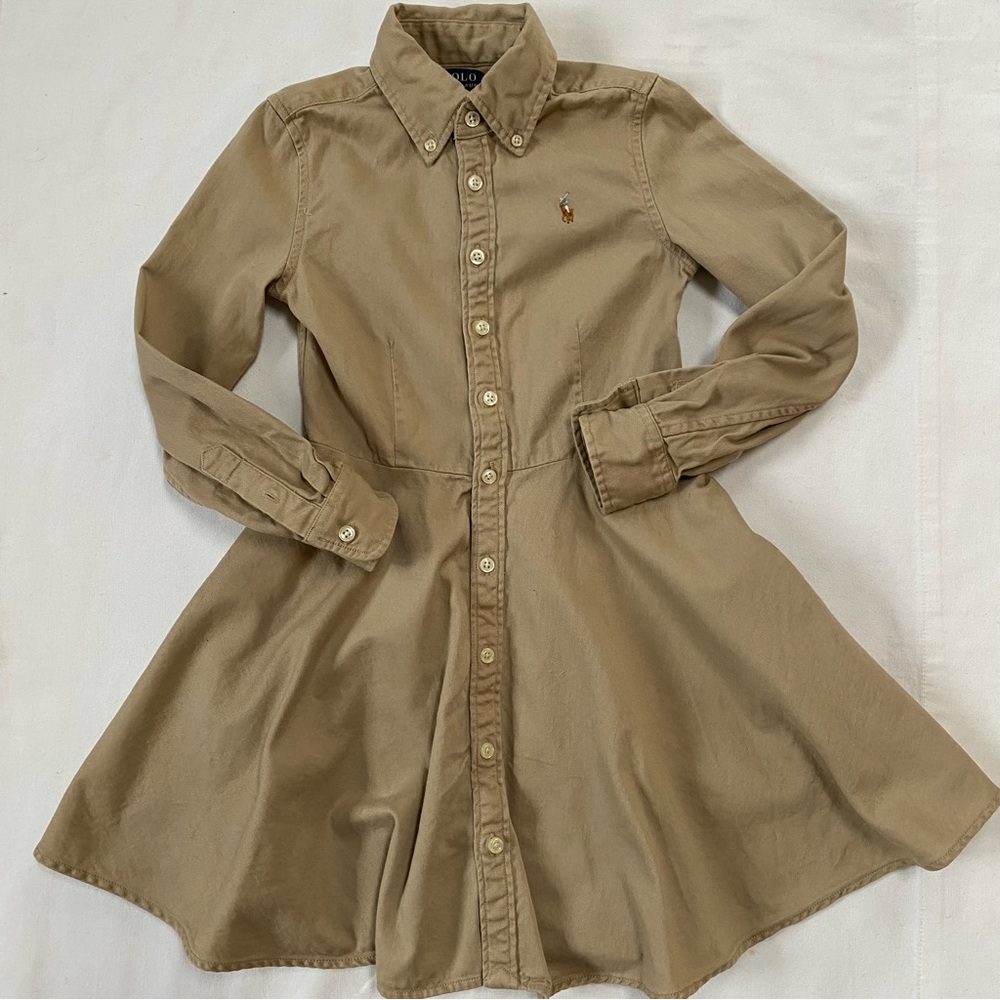 Polo by Ralph Lauren Tan Kids Dress